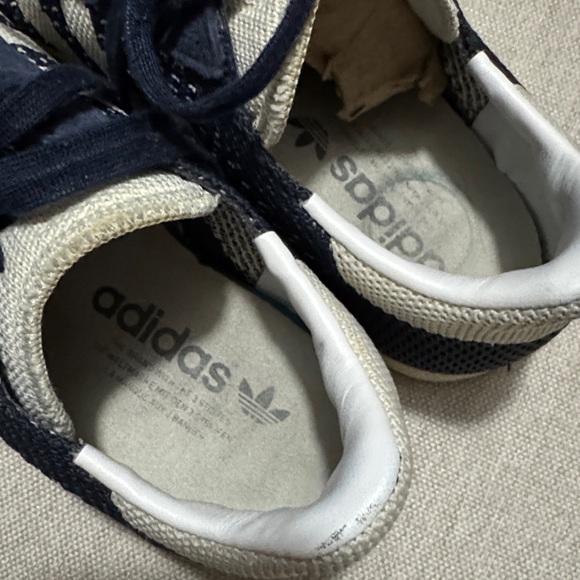 Adidas Gazelle Primeknit Sneaker-Mens 7.5-Blue/White-GUC - Picture 9 of 16